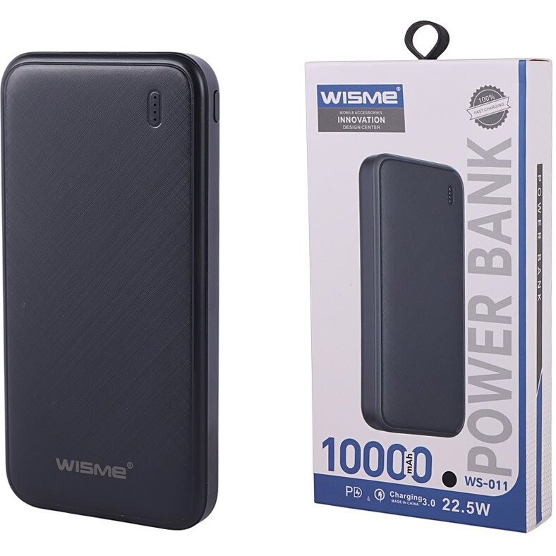 پاور بانک 22.5 وات ویسمی WS-011 QC3.0 PD ظرفیت 10000 میلی آمپر ساعت