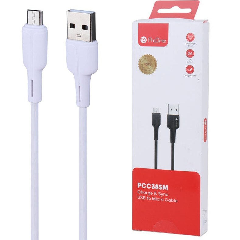 کابل شارژ میکرو پرووان مدل PCC385-M طول ۱ متر(گارانتی دار)