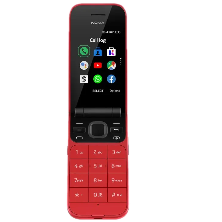 گوشی نوکیا 2720 Flip | حافظه 4 گیگابایت رم 512 مگابایت (با شش ماه گارانتی)