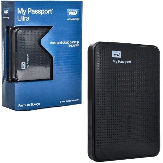 هارد اکسترنال وسترن دیجیتال مدل My Passport Ultra ظرفیت ۳۲۰ گیگابایت (با گارانتی ۶ماهه)